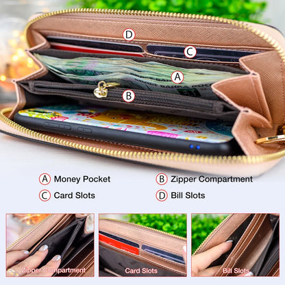 FOXER Women's Split Leather Wallet