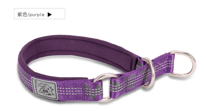 Truelove P Chain Pet Reflective Collar Nylon Best Neoprene Padded Half Choke Training Lightweight Washable Sports YC1852