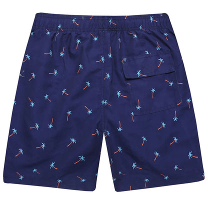 Men's Datifer Beach Shorts by ShopHub NZ, quick-dry surf swim trunks with athletic fit, perfect for summer swimming and beach activities.