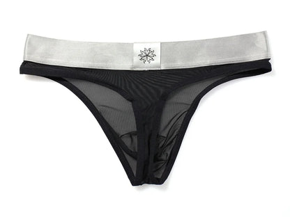 BRAVE PERSON Transparent Men's Briefs - Low-Waist Mesh Gauze Breathable Underwear