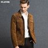 FLAVOR Men's Distressed Leather Jacket – Vintage Trail