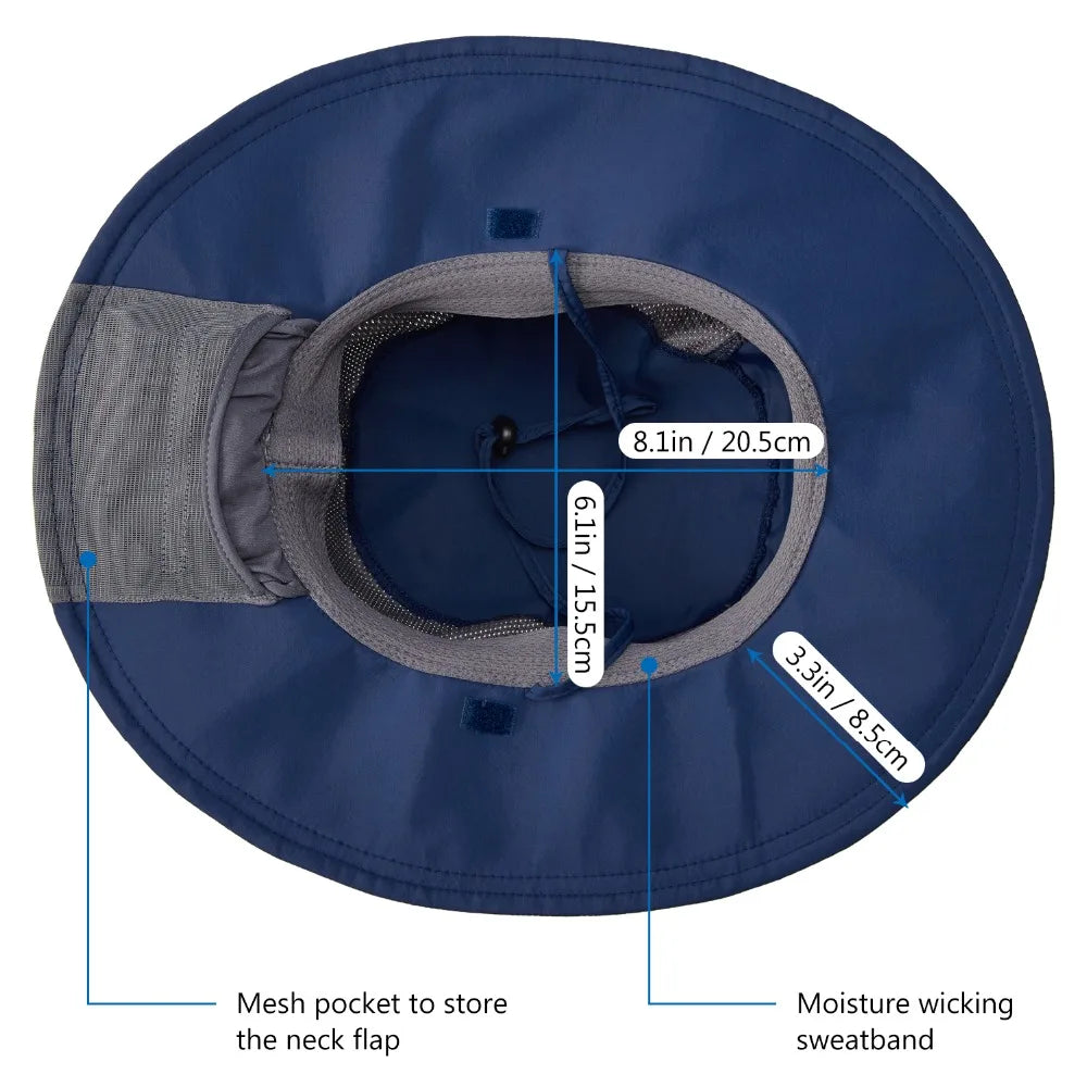 BASSDASH UPF 50+ UV Protection Bucket Hat