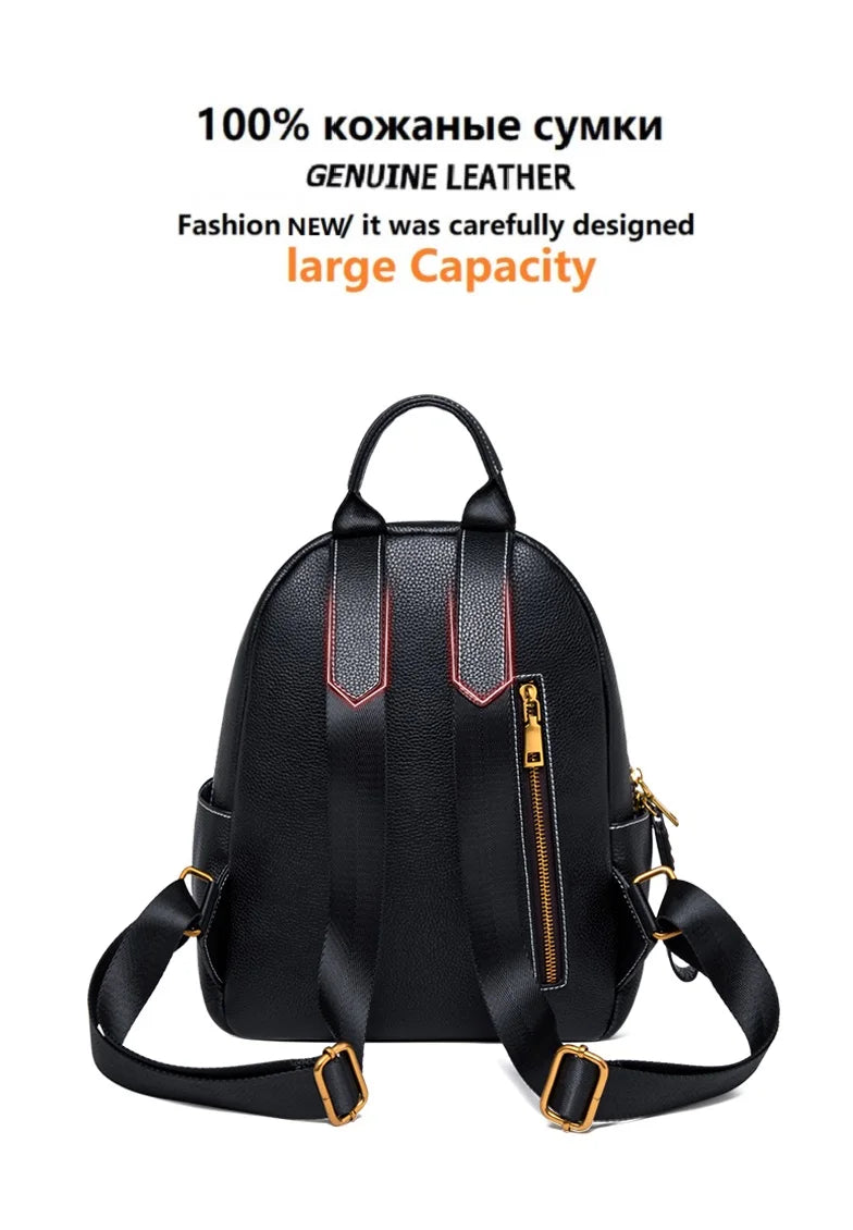 ZOOLER Top Sell Genuine leather Backpack Women Real Leather Travel Bags Style Backpack Soft Skin Female School Girl  Bags MY113
