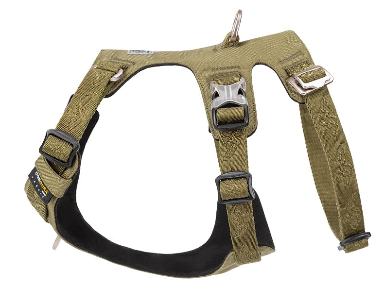 TRUELOVE Pet Nylon Harness Light-weight Double-H Shape Embroidery 5 Adjustable Positions Medium and Large Dog Waterproof  YH1807