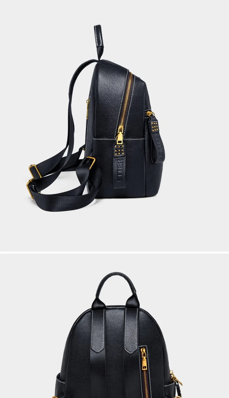ZOOLER Top Sell Genuine leather Backpack Women Real Leather Travel Bags Style Backpack Soft Skin Female School Girl  Bags MY113