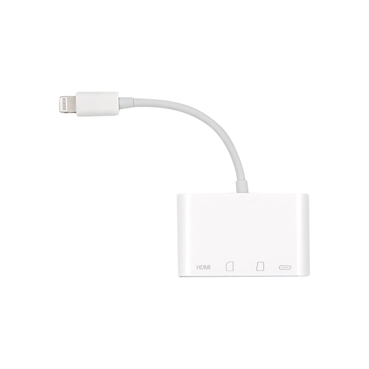 NK-103C 4 In 1 8 Pin to HDMI Multi-function Mobile Phone Converter Adapter