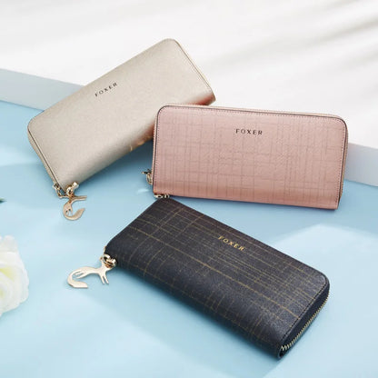 FOXER Women's Split Leather Wallet