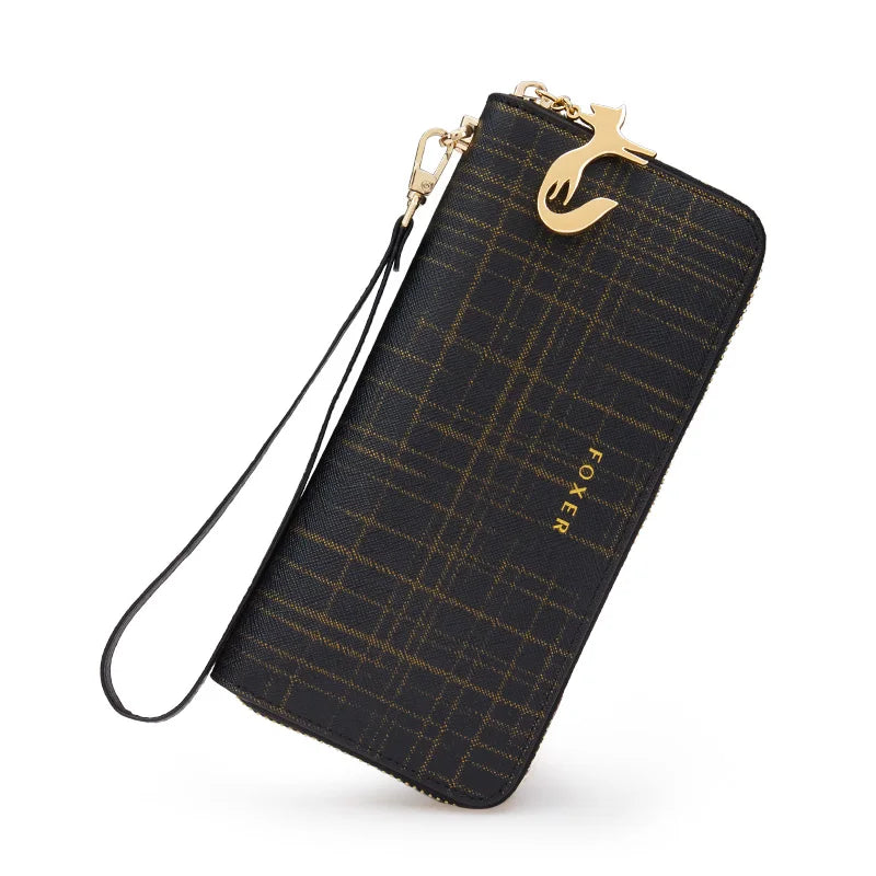 FOXER Women's Split Leather Wallet