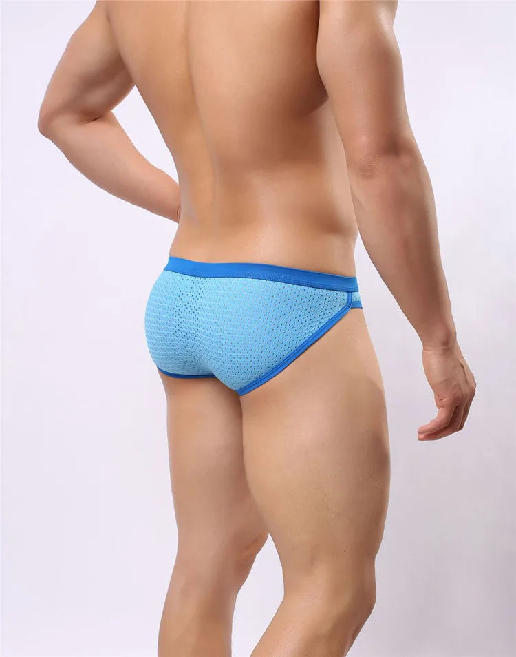 BRAVE PERSON Men's Breathable Mesh Briefs - High Quality Underwear