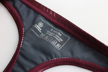 BRAVE PERSON Men's Low Waist Leather Briefs