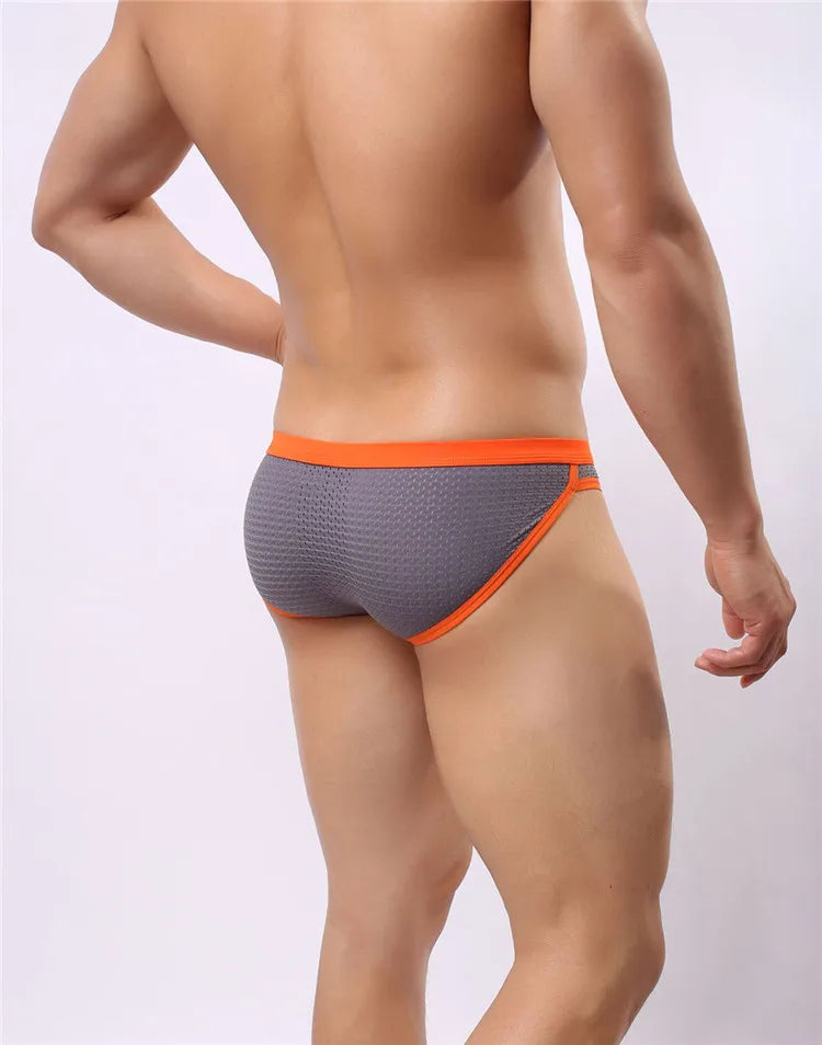 BRAVE PERSON Men's Breathable Mesh Briefs - High Quality Underwear