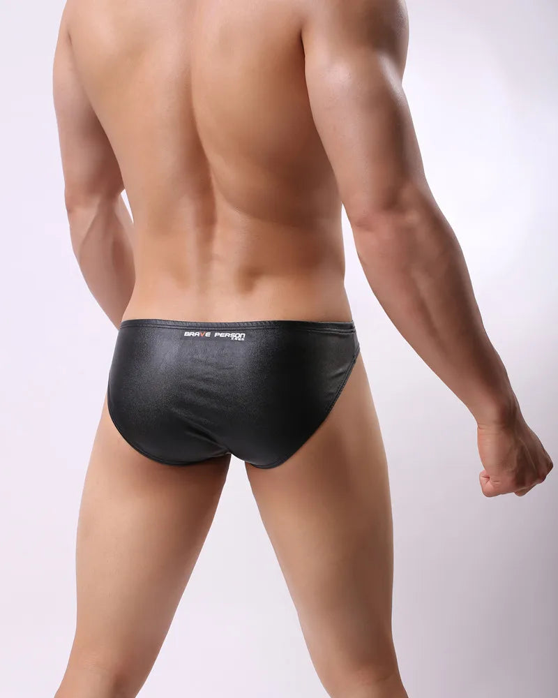 BRAVE PERSON Men's Sexy Low-Waist Underwear Briefs