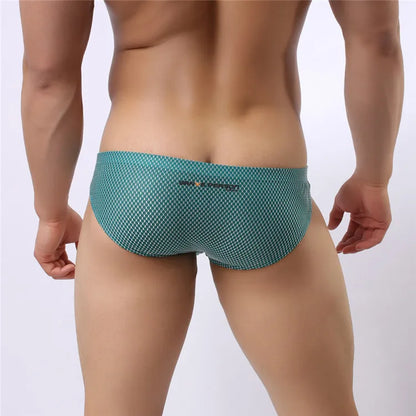 BRAVE PERSON Men's Sexy Briefs - Colourful High-Quality Nylon Underwear for Ultimate Comfort