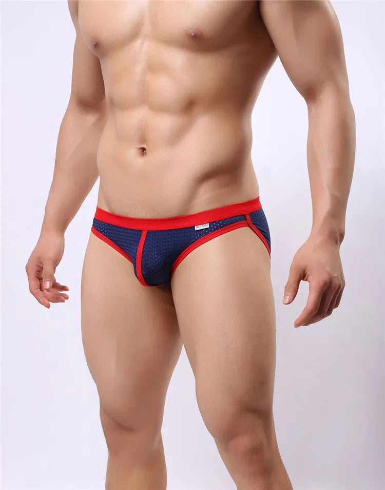 BRAVE PERSON Men's Breathable Mesh Briefs - High Quality Underwear