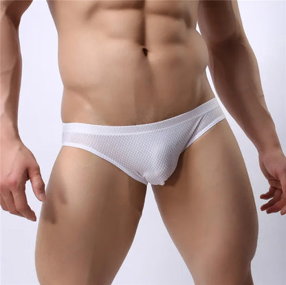 BRAVE PERSON Men's Sexy Briefs - Colourful High-Quality Nylon Underwear for Ultimate Comfort
