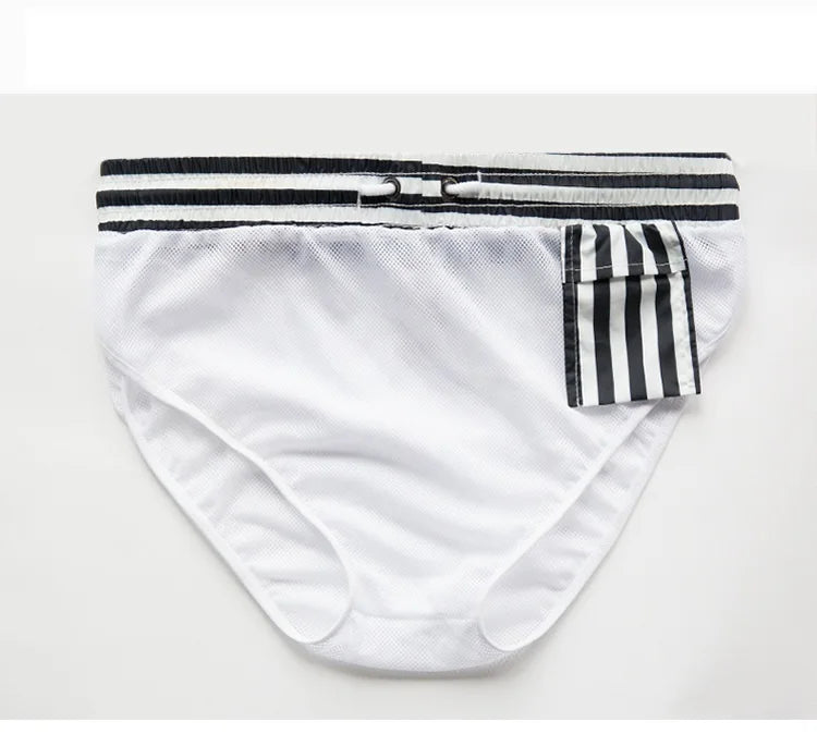 Striped Quick-Dry Lined Boardshorts | Men's Swimwear
