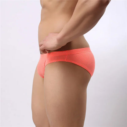 BRAVE PERSON Men's Sexy Briefs - Colourful High-Quality Nylon Underwear for Ultimate Comfort