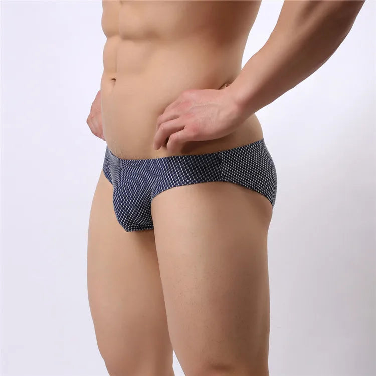 BRAVE PERSON Men's Sexy Briefs - Colourful High-Quality Nylon Underwear for Ultimate Comfort