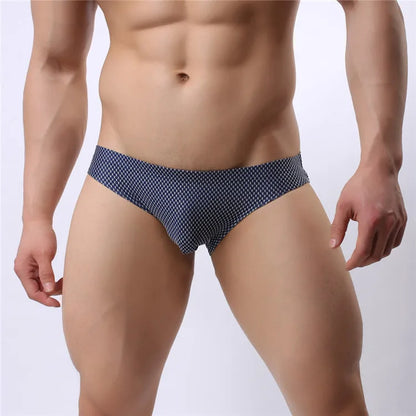 BRAVE PERSON Men's Sexy Briefs - Colourful High-Quality Nylon Underwear for Ultimate Comfort