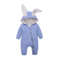 Kids Tales Bunny Hugs Cotton-Blend Hooded Baby Romper