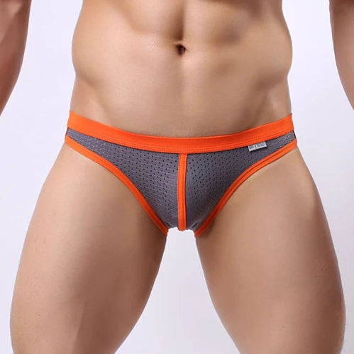 BRAVE PERSON Men's Breathable Mesh Briefs - High Quality Underwear