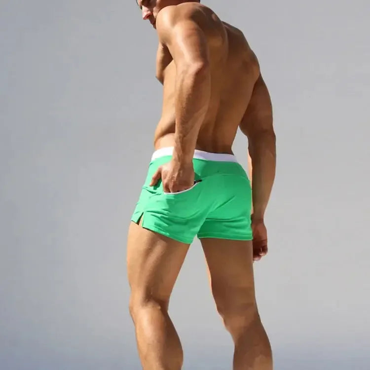 UXH Men's Low Waist Swim Trunks - ShopHub