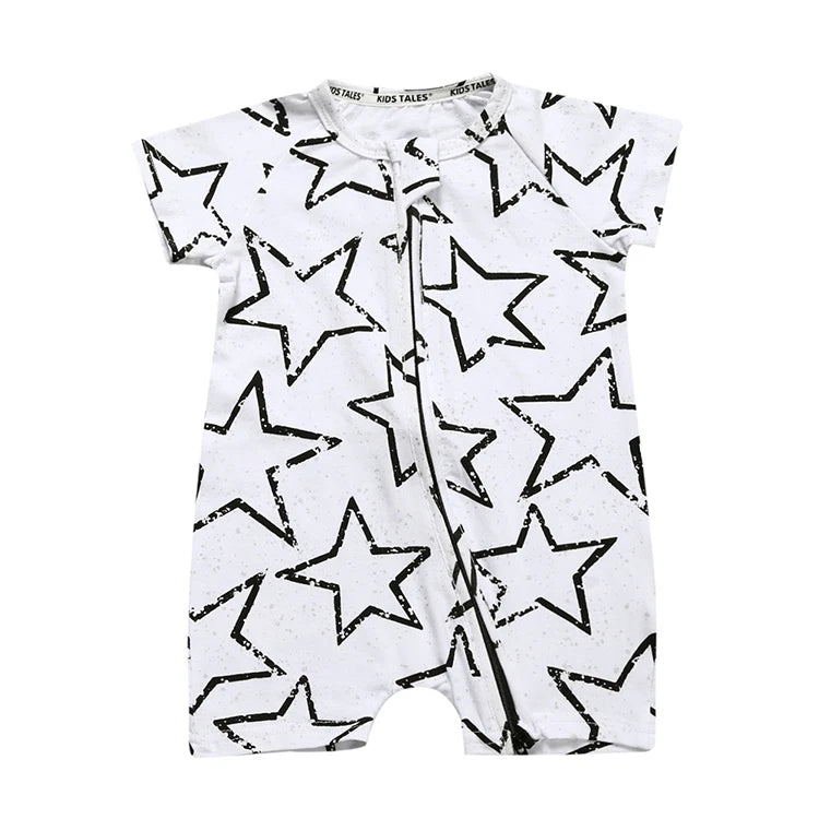 Kids Tales Sunny Side Cotton-Blend Zip Baby Romper