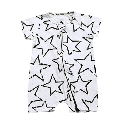 Kids Tales Sunny Side Cotton-Blend Zip Baby Romper