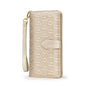 FOXER Split Leather Women's Long Wallet in Gold