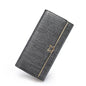 FOXER Women's Split Leather Long Wallet