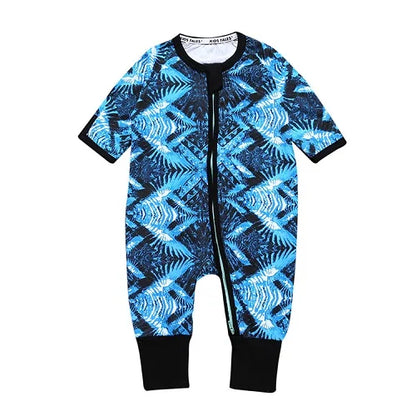 Kids Tales Everyday Wonder Cotton-Stretch Zip Baby Romper