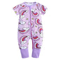 Kids Tales Sunny Adventures Cotton-Blend Double-Zip Baby Romper