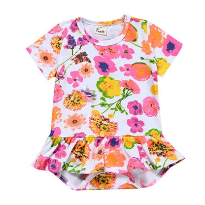 Kids Tales Blossom Belle Cotton-Blend Baby Girl Romper