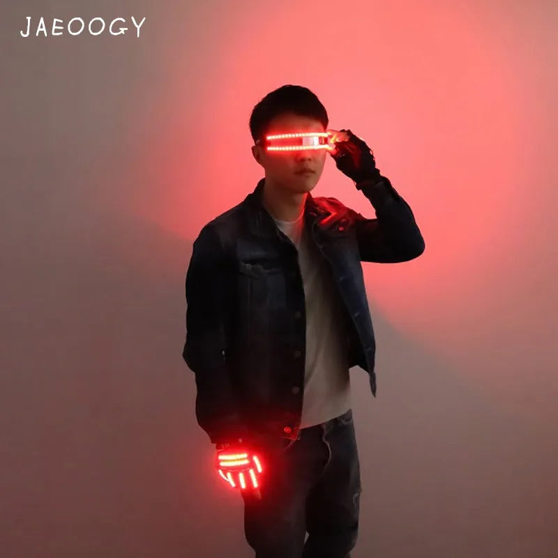 JAEOOGY 004 LED Party Glasses & Gloves | Choose Your Set