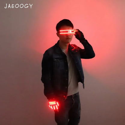 JAEOOGY 004 LED Party Glasses & Gloves | Choose Your Set