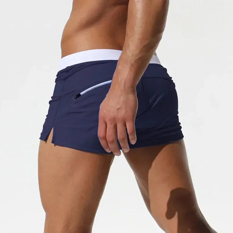 UXH Men's Low Waist Swim Trunks - ShopHub