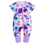 Kids Tales Sunny Adventures Cotton-Blend Double-Zip Baby Romper