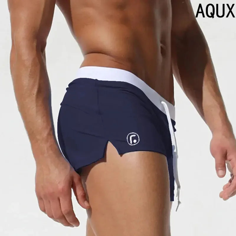 UXH Men's Low Waist Swim Trunks - ShopHub