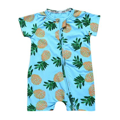 Kids Tales Sunny Side Cotton-Blend Zip Baby Romper