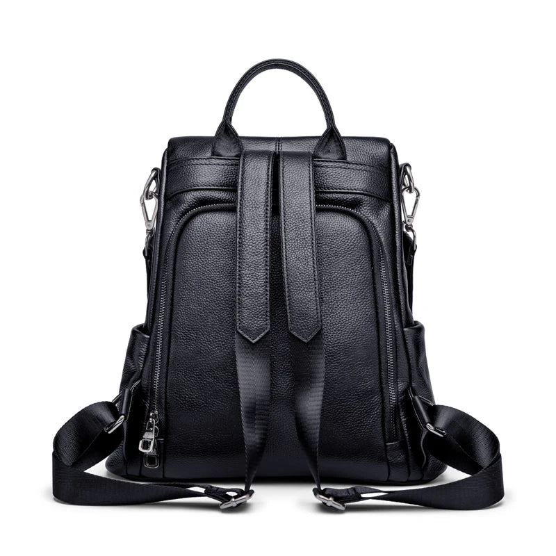 ZOOLER Hot Seller Women Cow Backpack 100% Genuine Leather Backpack Causal School Bags Travel Cowskin Female Backpacks#Z186