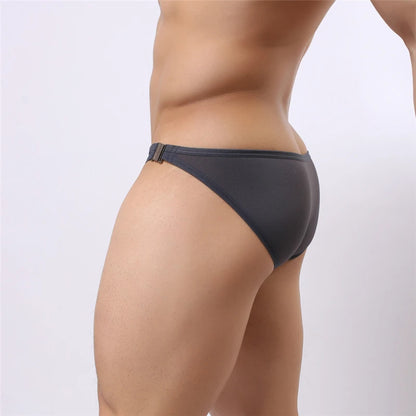 BRAVE PERSON Men's Sexy Fashion Briefs Bikini with Side Metal Buckle