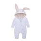 Kids Tales Bunny Hugs Cotton-Blend Hooded Baby Romper