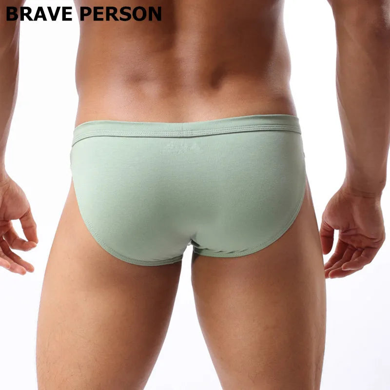 BRAVE PERSON Men's Breathable Cotton Briefs - High Quality Comfortable Underwear