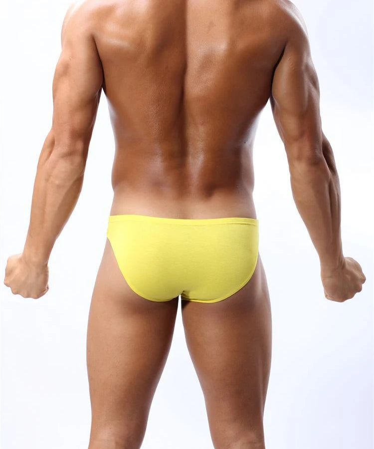 BRAVE PERSON Mens Low Rise Underwear Briefs with U Convex Pouch