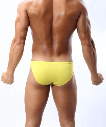 BRAVE PERSON Mens Low Rise Underwear Briefs with U Convex Pouch