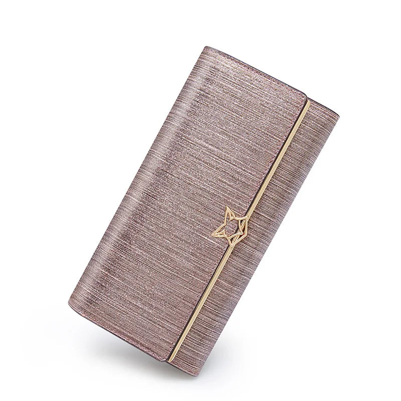 FOXER Women's Split Leather Long Wallet