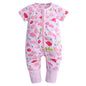 Kids Tales Sunny Adventures Cotton-Blend Double-Zip Baby Romper