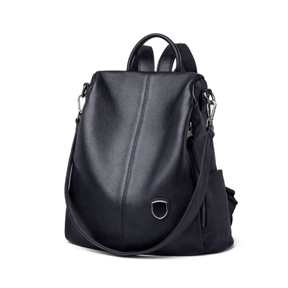 ZOOLER Hot Seller Women Cow Backpack 100% Genuine Leather Backpack Causal School Bags Travel Cowskin Female Backpacks#Z186
