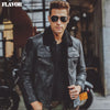 FLAVOR Men's Black Leather Jacket – Midnight Classic