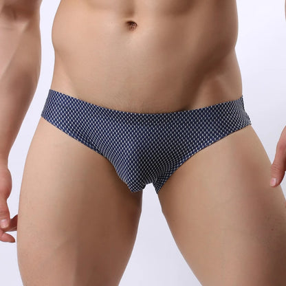 BRAVE PERSON Men's Sexy Briefs - Colourful High-Quality Nylon Underwear for Ultimate Comfort